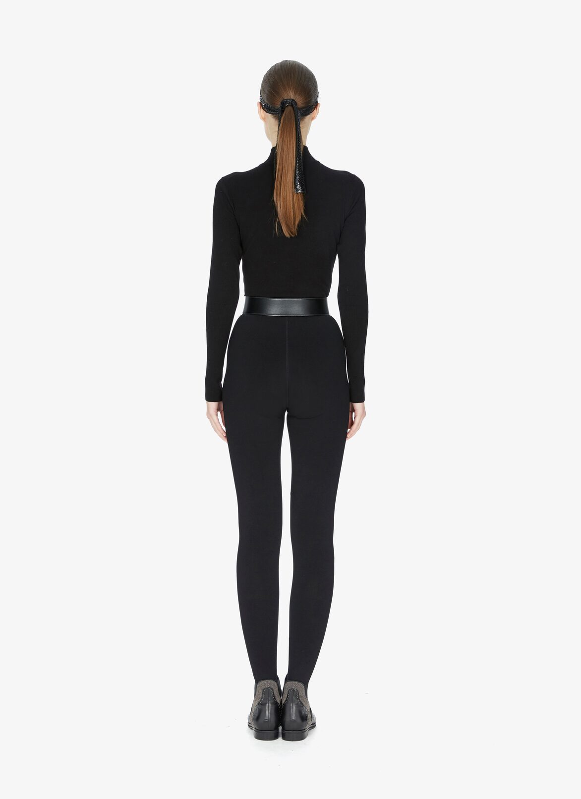 BELT CUIR LUX BLACK ALAÏA BLACK  BELT CUIR LUX BLACK